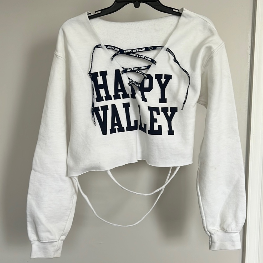 Penn state laced sweatshirt